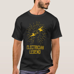 Electrician Legend Craftsman Voltage Circuits T-Shirt