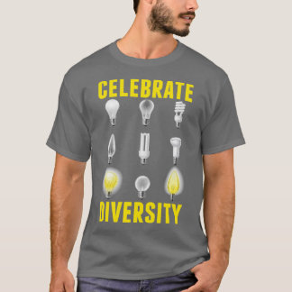 Electrician Light Bulbs Electrical Engineering T-Shirt