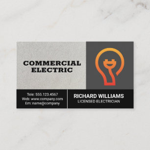 Electrician Logo Business Card