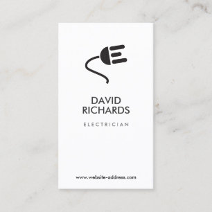 ELECTRICIAN LOGO MODERN BUSINESS CARD IV