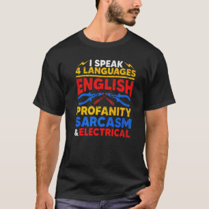 Electrician Men Women Electrical Engineer Humour   T-Shirt