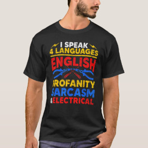 Electrician Men Women Electrical Engineer Humour T-Shirt