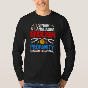 Electrician Men Women Electrical Engineer Humour T-Shirt