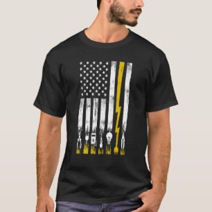 Electrician Men Women Electrical Engineer Lineman T-Shirt