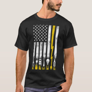 Electrician Men Women Electrical Engineer Lineman T-Shirt