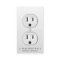 Electrician modern simple white electrical outlet