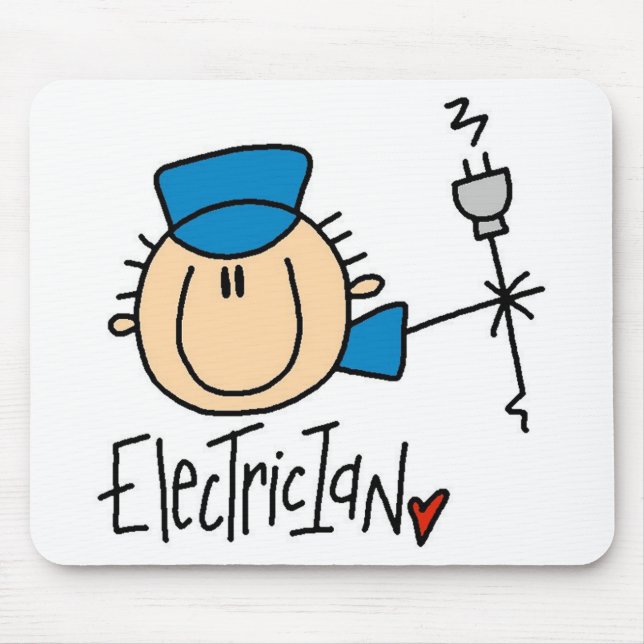 Electrician Mouse Mat (Front)