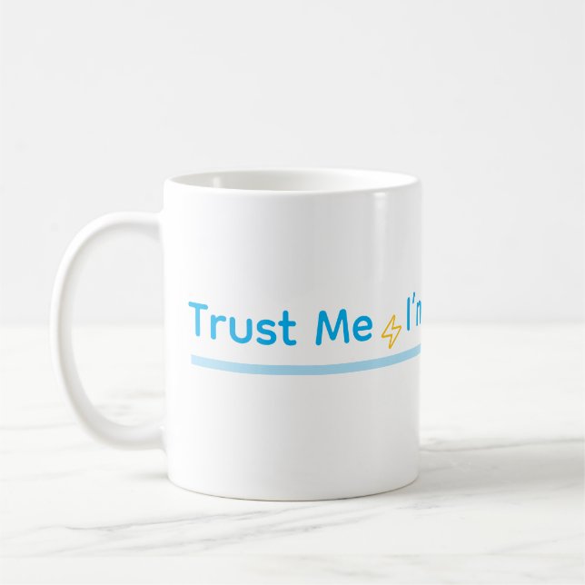 Electrician Mug – Funny Electrical  Gift for Tech (Left)