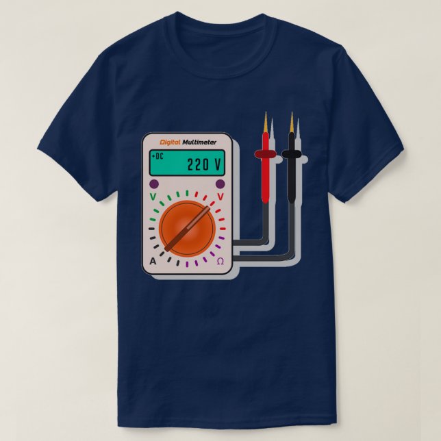 Electrician Multimeter Design Gift Ideas  T-Shirt (Design Front)