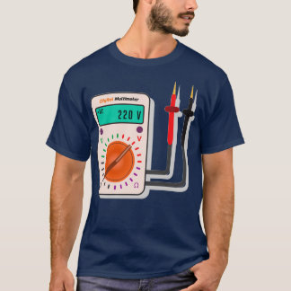 Electrician Multimeter Design Gift Ideas T-Shirt