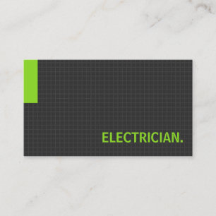 Electrician- Multiple Purpose Green Business Card