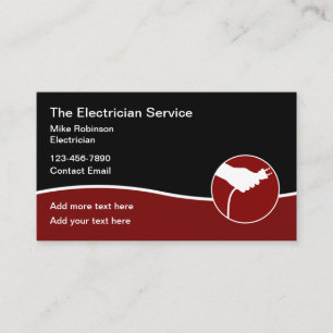 Electrician Newly Designed Business Cards