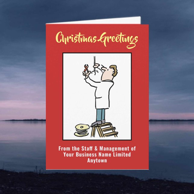 Electrician or Electrical Company Christmas Card (Creator Uploaded)