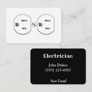 Electrician Plug-in Socket Business card