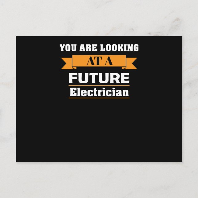 Electrician Postcard (Front)