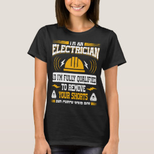 Electrician Quote We Still Turn You On Lineman 23 T-Shirt