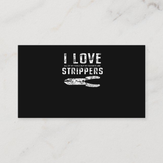 Electrician Shirt IBEW Union Dad T Shirt Retired Business Card (Front)