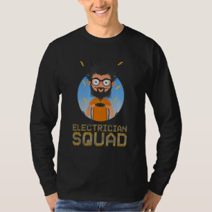 Electrician Squad Electronic Engineer Circuits T-Shirt