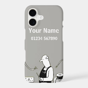 Electrician Theme Cartoon