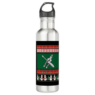 Electrician Ugly Christmas Sweater 710 Ml Water Bottle