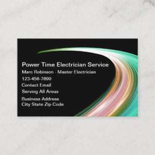 Electrician Unique Business Cards Design