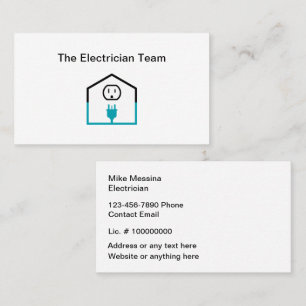 Electrician Unique Business Profile Cards