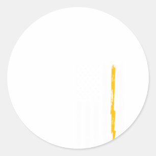 Electrician Us Flag Tools For Electricians Classic Round Sticker