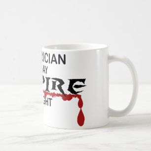 Electrician Vampire by Night Coffee Mug