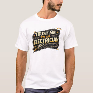 Electrician Vintage Pliers Cable Industrial Tee