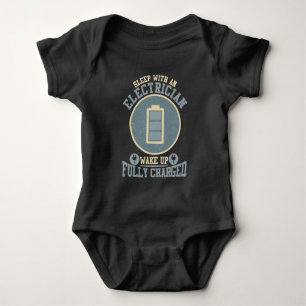 Electrician Wife Electrical Technician Husband Baby Bodysuit