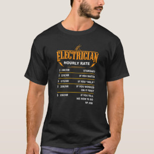 Electrician Wireman Lineman Power Current Expert H T-Shirt