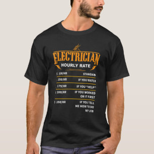 Electrician Wireman Lineman Power Current Expert H T-Shirt