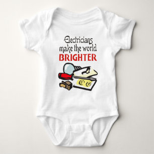 Electricians Baby Bodysuit