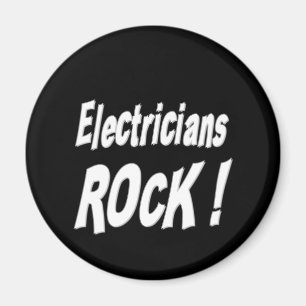 Electricians Rock! Magnet