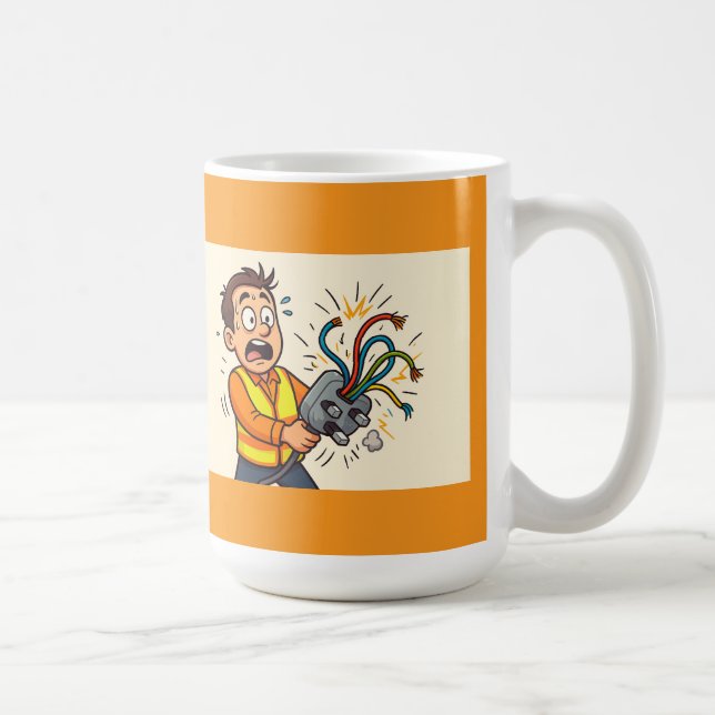 Electrician's tea / coffee mug (Right)