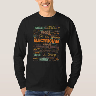 Electricians Terminology Commonly Used Terms T-Shirt
