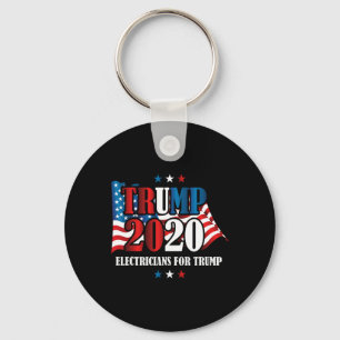 Electricians Trump President Campaign  Key Ring