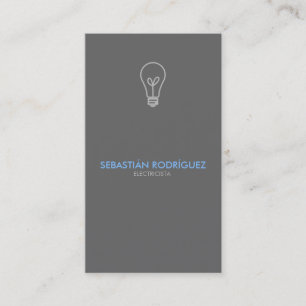 Electricista - Electrician Business Card