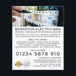 Electricity Box, Electrician Advertising Flyer<br><div class="desc">Electricity Box,  Electrician Advertising Flyers By The Business Card Store.</div>