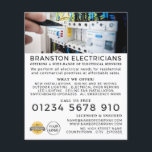 Electricity Box, Electrician Advertising Flyer<br><div class="desc">Electricity Box,  Electrician Advertising Flyers By The Business Card Store.</div>