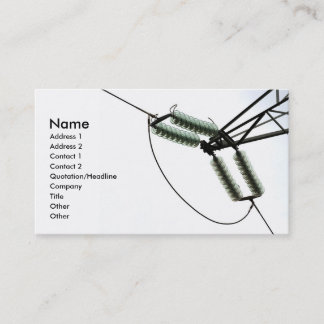 Electricity Business Card
