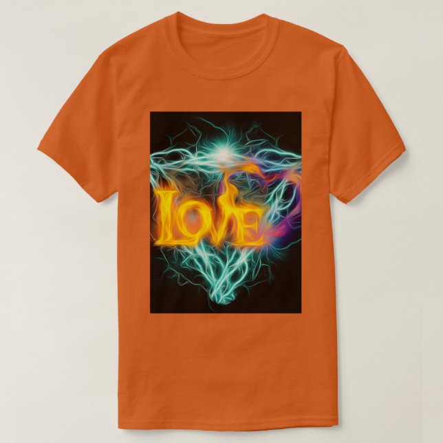Electricity Electro love 1 T-Shirt (Design Front)
