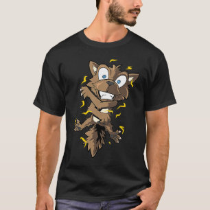 Electricity Electrocuted Electrified Cat T-Shirt