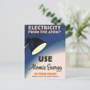 Electricity from the Atom? Postcard