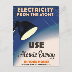 Electricity from the Atom? Postcard