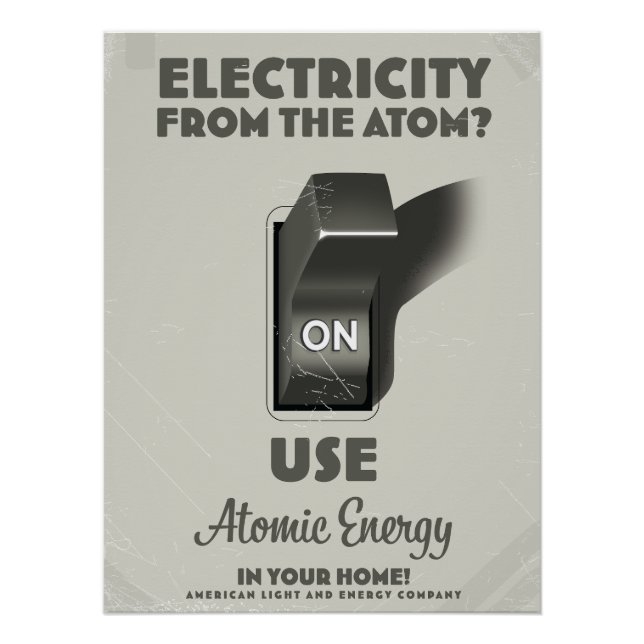 Electricity from the Atom  Poster (Front)