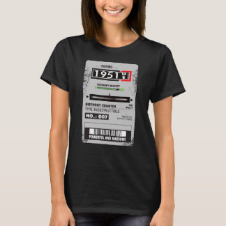 electricity metre Three phase metre birthday 1951 T-Shirt