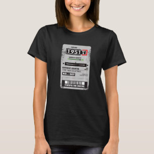 electricity metre Three phase metre birthday 1951 T-Shirt