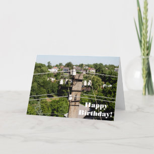 Electricity pole   card