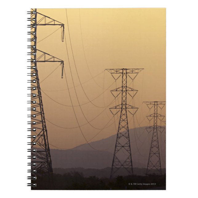 Electricity pylons notebook (Front)